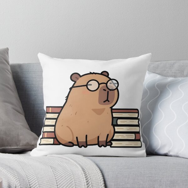 Item preview, Cute Book Lover Capybara Reading Books designed and sold by kamilx953.