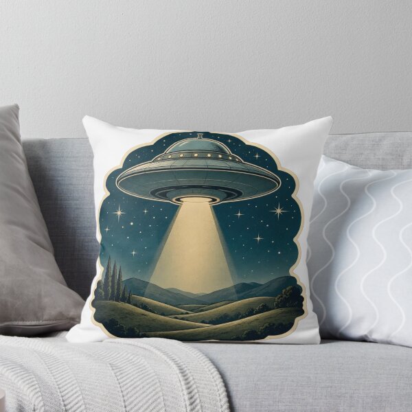 Item preview, Aliencore Retro UFO Take Me With You Celestial Graphic designed and sold by StickyGuys.