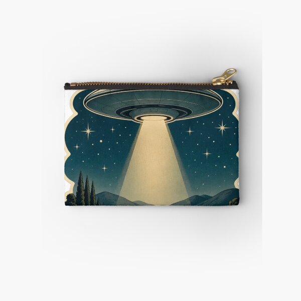 Item preview, Aliencore Retro UFO Take Me With You Celestial Graphic designed and sold by StickyGuys.