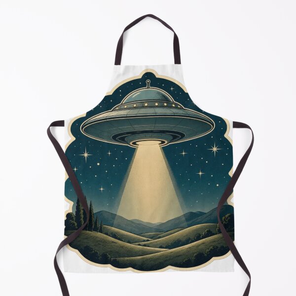 Item preview, Aliencore Retro UFO Take Me With You Celestial Graphic designed and sold by StickyGuys.