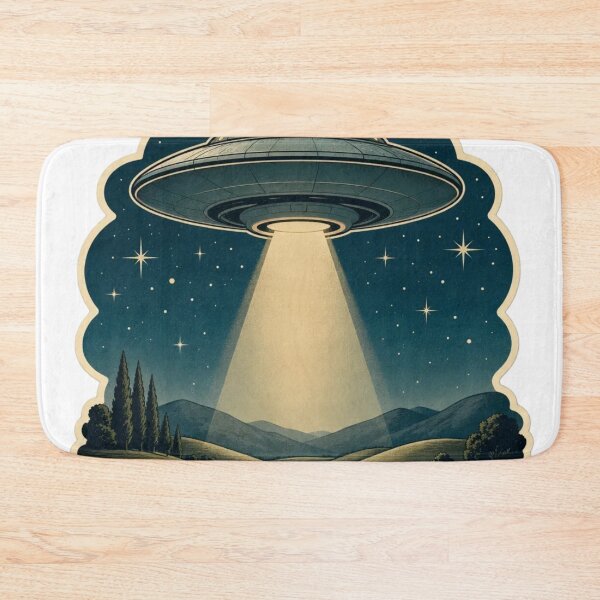 Item preview, Aliencore Retro UFO Take Me With You Celestial Graphic designed and sold by StickyGuys.