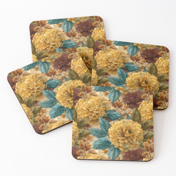 Item preview, Whimsical Dahlias Texture  - Flower Garden Pattern  - Thank You Gifts designed and sold by RoyalStarsPatts.