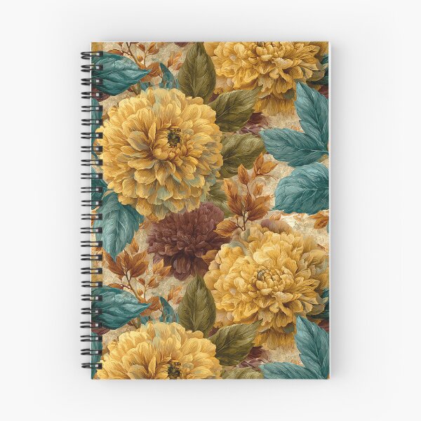 Item preview, Whimsical Dahlias Texture  - Flower Garden Pattern  - Thank You Gifts designed and sold by RoyalStarsPatts.