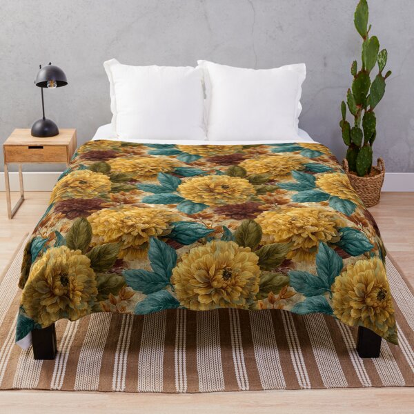Item preview, Whimsical Dahlias Texture - Flower Garden Pattern - Thank You Gifts designed and sold by RoyalStarsPatts.