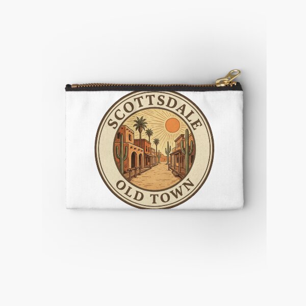 Item preview, Scottsdale Arizona Old Town Vintage Desert Badge designed and sold by CKaracaCrafted.