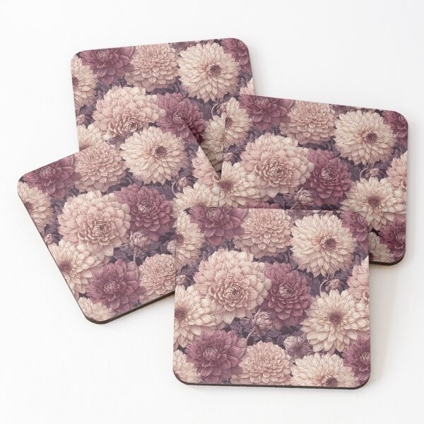 Item preview, Ornamental Dahlias Texture - Flower Floral Pattern  - Unique Gifts designed and sold by RoyalStarsPatts.