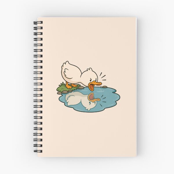 Item preview, Cute Angry Duck Cartoon designed and sold by littlemooonart.