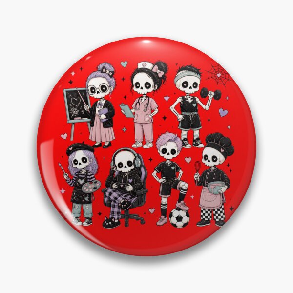 Item preview, CUTE SKELETONS IN ACTION designed and sold by Julartwear.