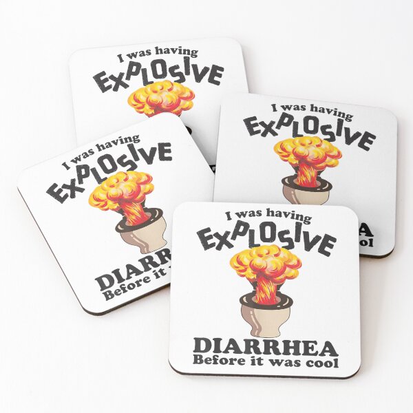 Item preview, Explosive Diarrhea Before It Was Cool Funny Toilet Humor Quote designed and sold by RuperDelois.
