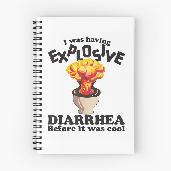 Item preview, Explosive Diarrhea Before It Was Cool Funny Toilet Humor Quote designed and sold by RuperDelois.