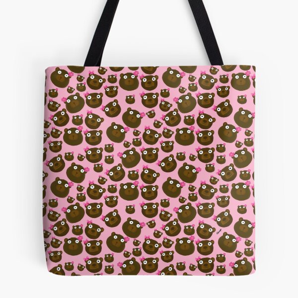 Item preview, Cute bears pink pattern Kawaii style designed and sold by giulyz.