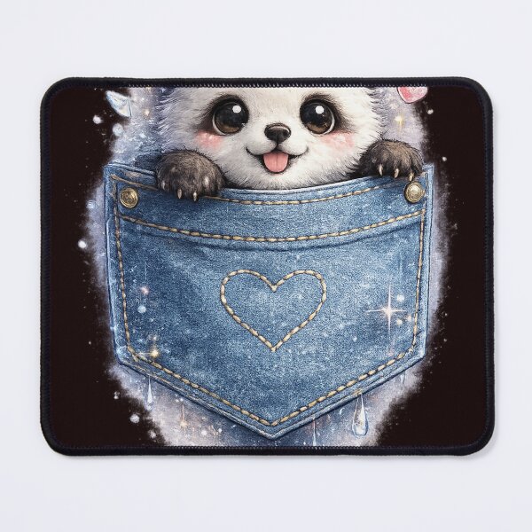 Item preview, Cute Tiny Panda in Pocket | Kawaii Animal Design designed and sold by VasiArtLab.