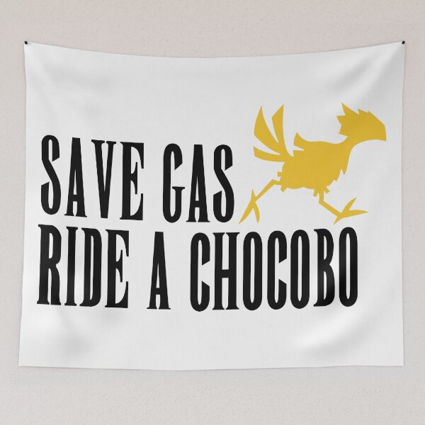 Item preview, Save GAS ride a CHOCOBO designed and sold by Loresoul.