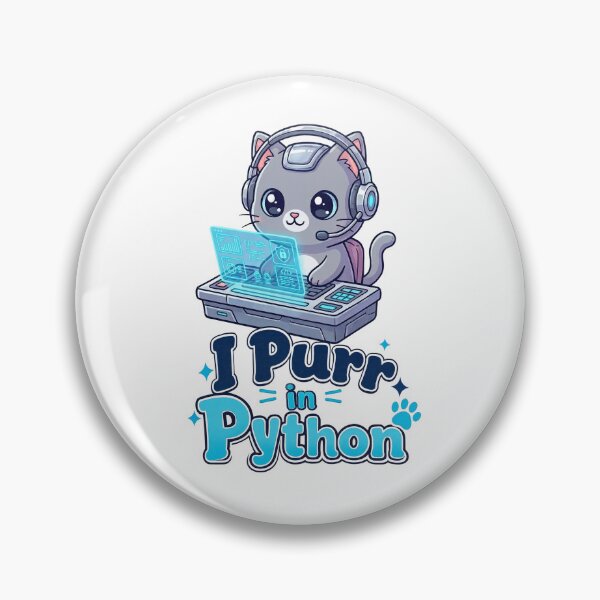 Item preview, Futuristic Tech Cat | Cute Chibi Hacker Kitten with Holographic Screen designed and sold by MurkCraft.