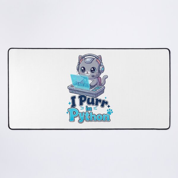 Item preview, Futuristic Tech Cat | Cute Chibi Hacker Kitten with Holographic Screen designed and sold by MurkCraft.