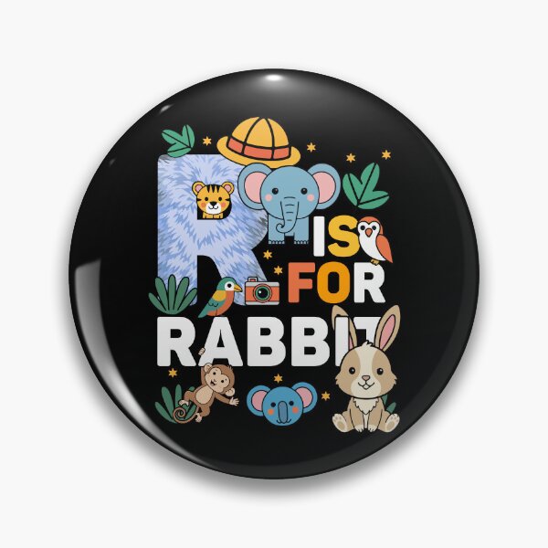 Item preview, R Is For Rabbit Zoo Party Jungle Zoo Birthday designed and sold by ShirTomDesigns.