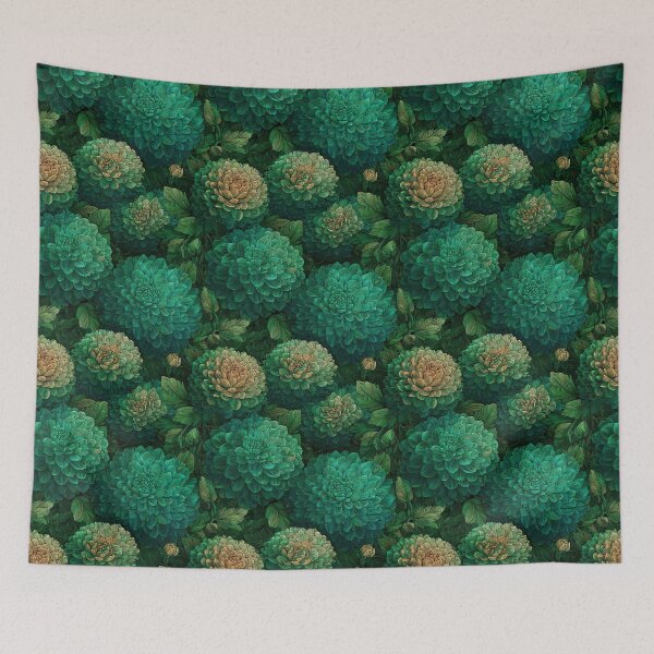 Item preview, Elegant Dahlias Flower  - Birthday Flower Pattern  - Valentine Gifts For Men designed and sold by RoyalStarsPatts.