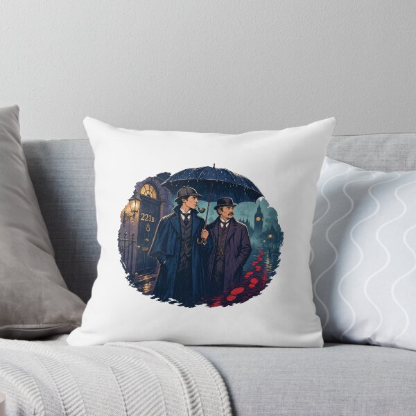 Item preview, Sherlock Holmes and Watson: Rainy 221B Pursuit designed and sold by Fenay Designs.
