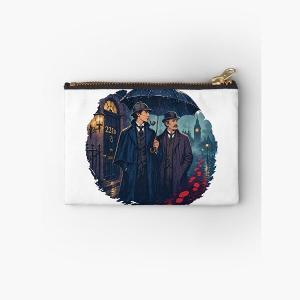Item preview, Sherlock Holmes and Watson: Rainy 221B Pursuit designed and sold by Fenay Designs.