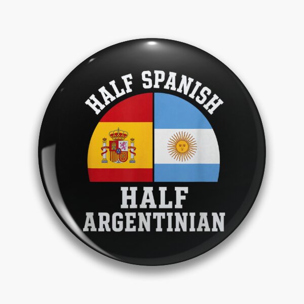Item preview, Half Spanish Half Argentinian Heritage Pride National Flag Gift designed and sold by EricCotanori.