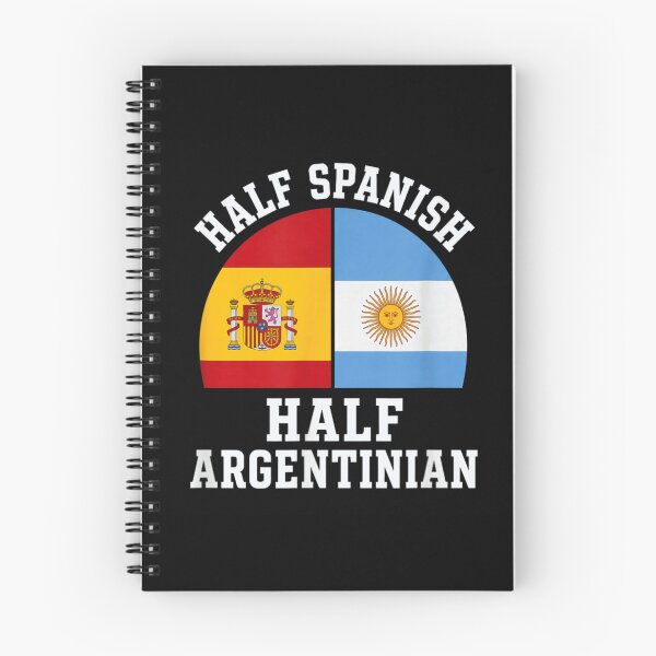 Item preview, Half Spanish Half Argentinian Heritage Pride National Flag Gift designed and sold by EricCotanori.