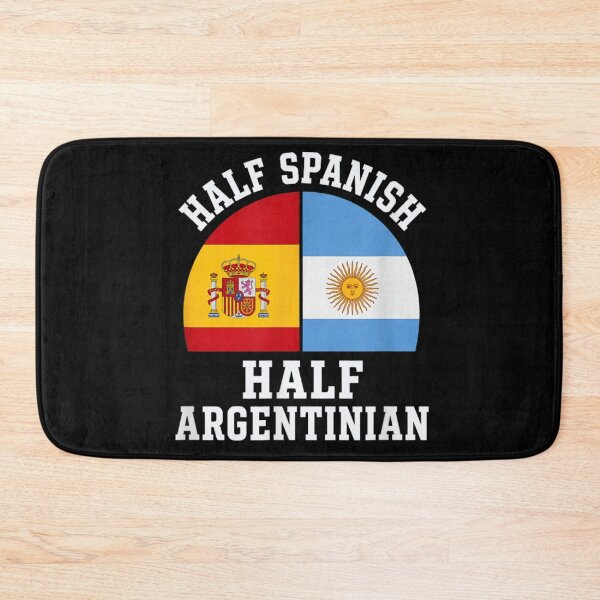 Item preview, Half Spanish Half Argentinian Heritage Pride National Flag Gift designed and sold by EricCotanori.