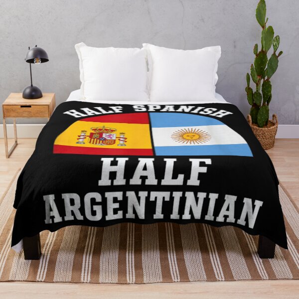 Item preview, Half Spanish Half Argentinian Heritage Pride National Flag Gift designed and sold by EricCotanori.