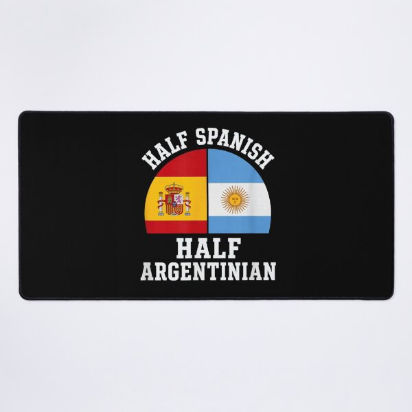 Item preview, Half Spanish Half Argentinian Heritage Pride National Flag Gift designed and sold by EricCotanori.