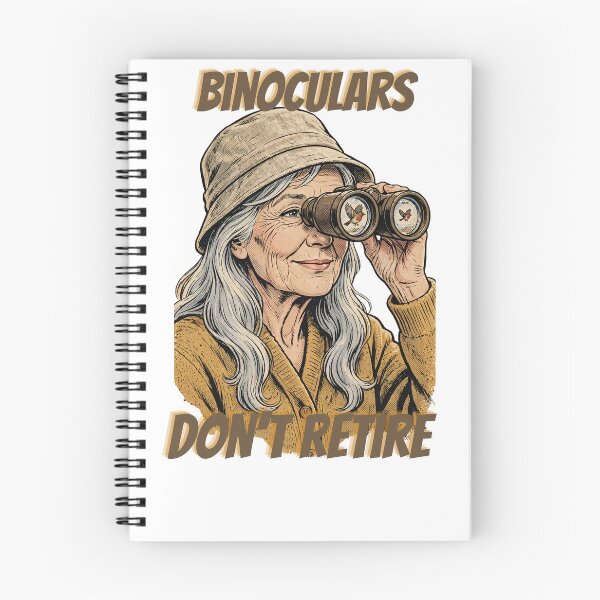 Item preview, Binoculars Don't Retire People Do - Funny Birdwatching Retirement Gift for Woman Birdwatching Grandma designed and sold by Neurospicy Trolls.
