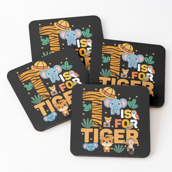 Item preview, T Is For Tiger Zoo Party Jungle Zoo Birthday designed and sold by ShirTomDesigns.