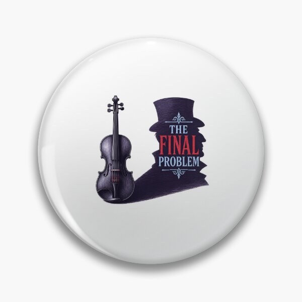 Item preview, The Final Problem: Violin and Holmes Silhouette designed and sold by Fenay Designs.