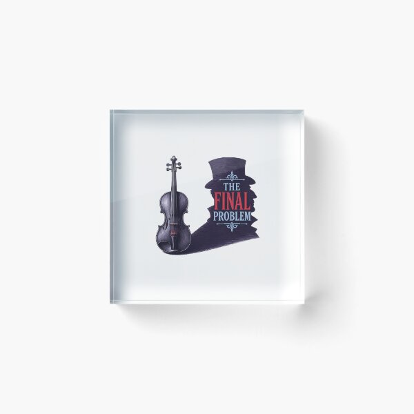 Item preview, The Final Problem: Violin and Holmes Silhouette designed and sold by Fenay Designs.