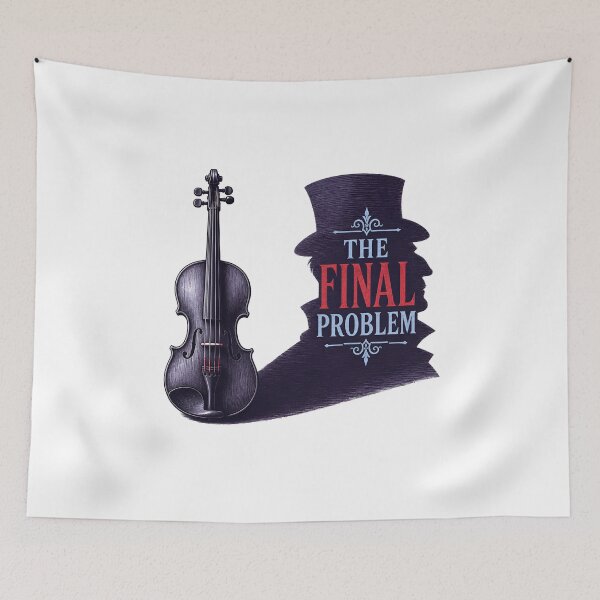 Item preview, The Final Problem: Violin and Holmes Silhouette designed and sold by Fenay Designs.