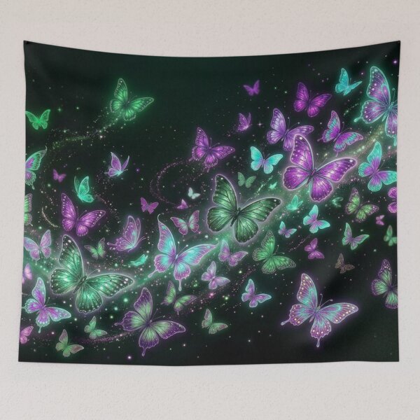 Item preview, Shimmering nighttime butterfly magic designed and sold by Sigtrix.