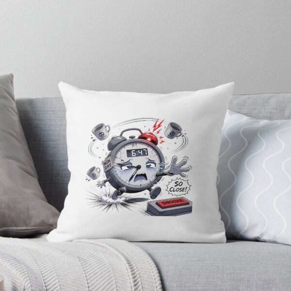Item preview,  Funny Monday Morning Alarm Clock Snooze Cartoon designed and sold by ByKayaPrints.
