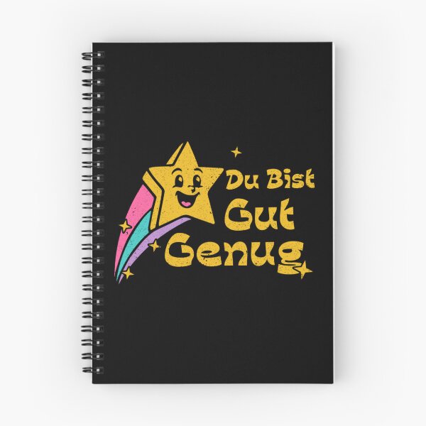 Item preview, Du Bist Gut Genug Cute German Positive Motivation Quote designed and sold by EricCotanori.