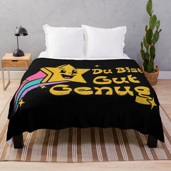 Item preview, Du Bist Gut Genug Cute German Positive Motivation Quote designed and sold by EricCotanori.