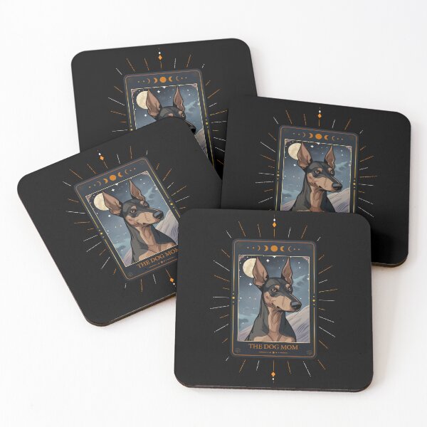 Item preview, Funny Dobermann Tarot Card Dog Mothers Day Mom designed and sold by rafaeltto.
