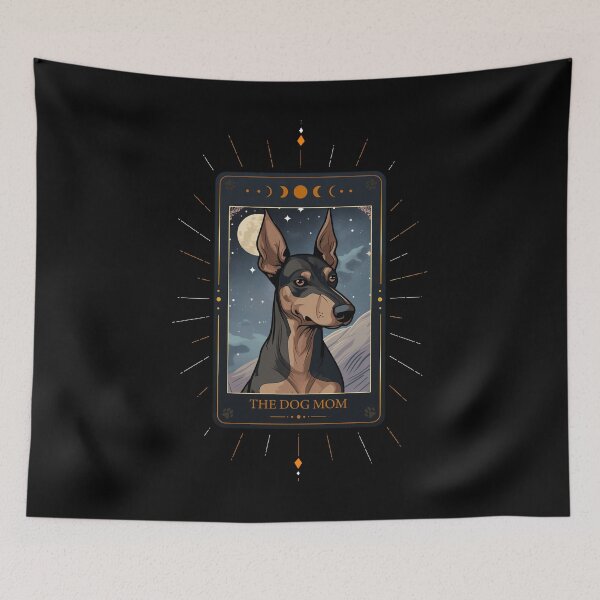 Item preview, Funny Dobermann Tarot Card Dog Mothers Day Mom designed and sold by rafaeltto.