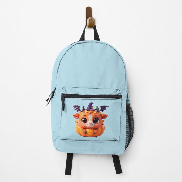 Item preview, Cute Halloween Pumpkin Baby Monster - 3D Kawaii Art designed and sold by Outlet Raloel.