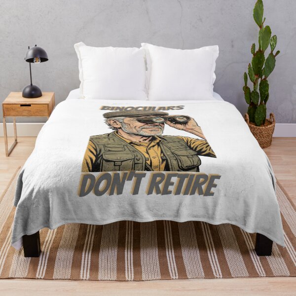 Item preview, Binoculars Don't Retire People Do - Funny Birdwatching Retirement Birdwatching Grandpa designed and sold by Neurospicy Trolls.