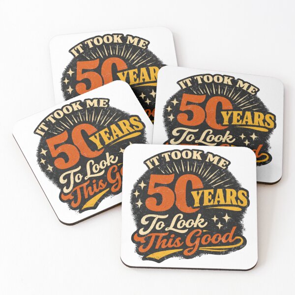 Item preview, It Took Me 50 Years to Look This Good | Funny 50th Birthday Typography T-Shirt designed and sold by rushaib.