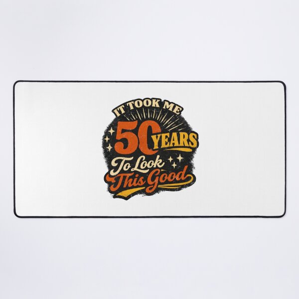 Item preview, It Took Me 50 Years to Look This Good | Funny 50th Birthday Typography T-Shirt designed and sold by rushaib.