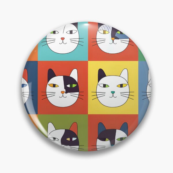 Item preview, Vivid Pop Art Cat designed and sold by BobaTeeStore.
