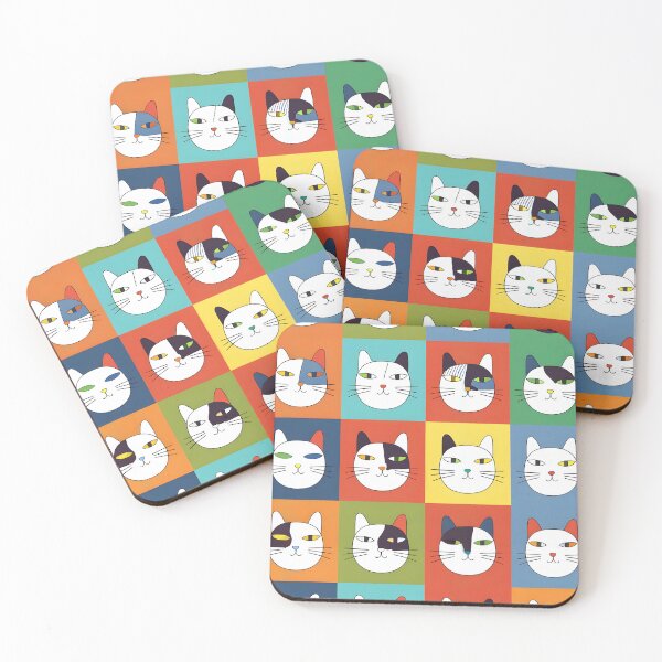 Item preview, Vivid Pop Art Cat designed and sold by BobaTeeStore.