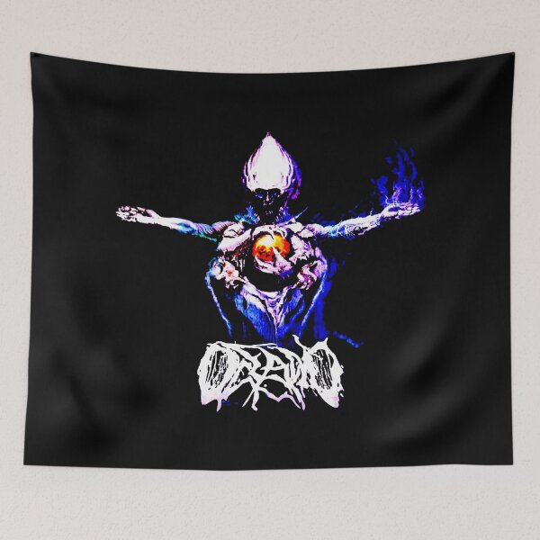 Item preview, White Unique Typography Death Metal designed and sold by billiasbros.
