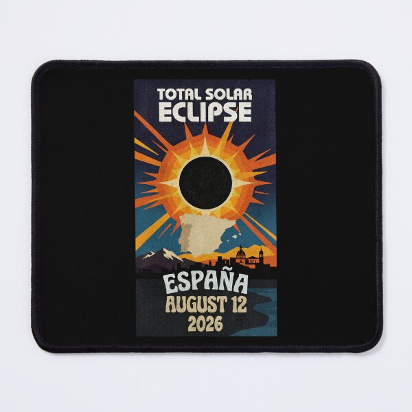 Item preview, Spain Total Solar Eclipse 2026 – Under the Shadow of the Sun designed and sold by CARPIO Creations.