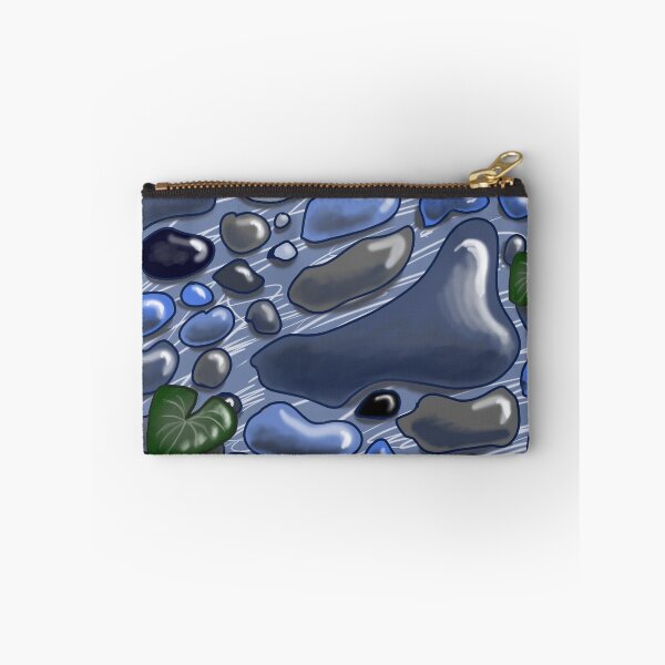 Item preview, Abstract Blue River Pebbles Seamless Pattern designed and sold by Cloud-Siren.