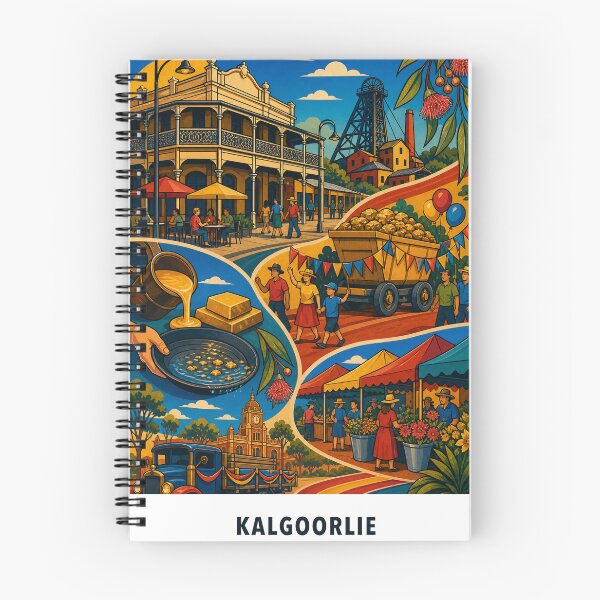 Item preview, Kalgoorlie Hannan Street Gold Mining Parade and Markets designed and sold by Print My Town.