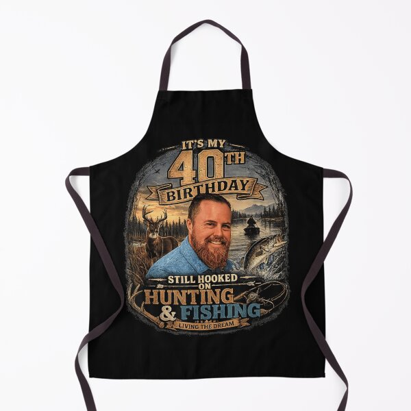 Item preview, My 40th Birthday Still Hooked on Hunting and Fishing Adventure designed and sold by ObukiLantara.
